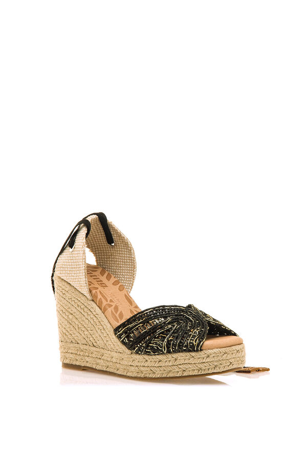 MTNG Sandálias de bolo  preto