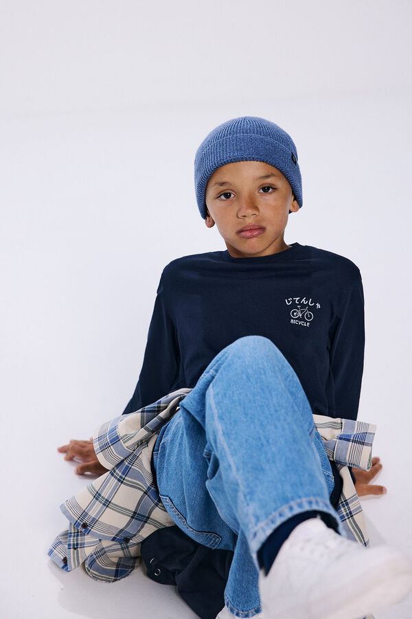 Springfield Kids Camiseta bici ni&ntilde;o azul