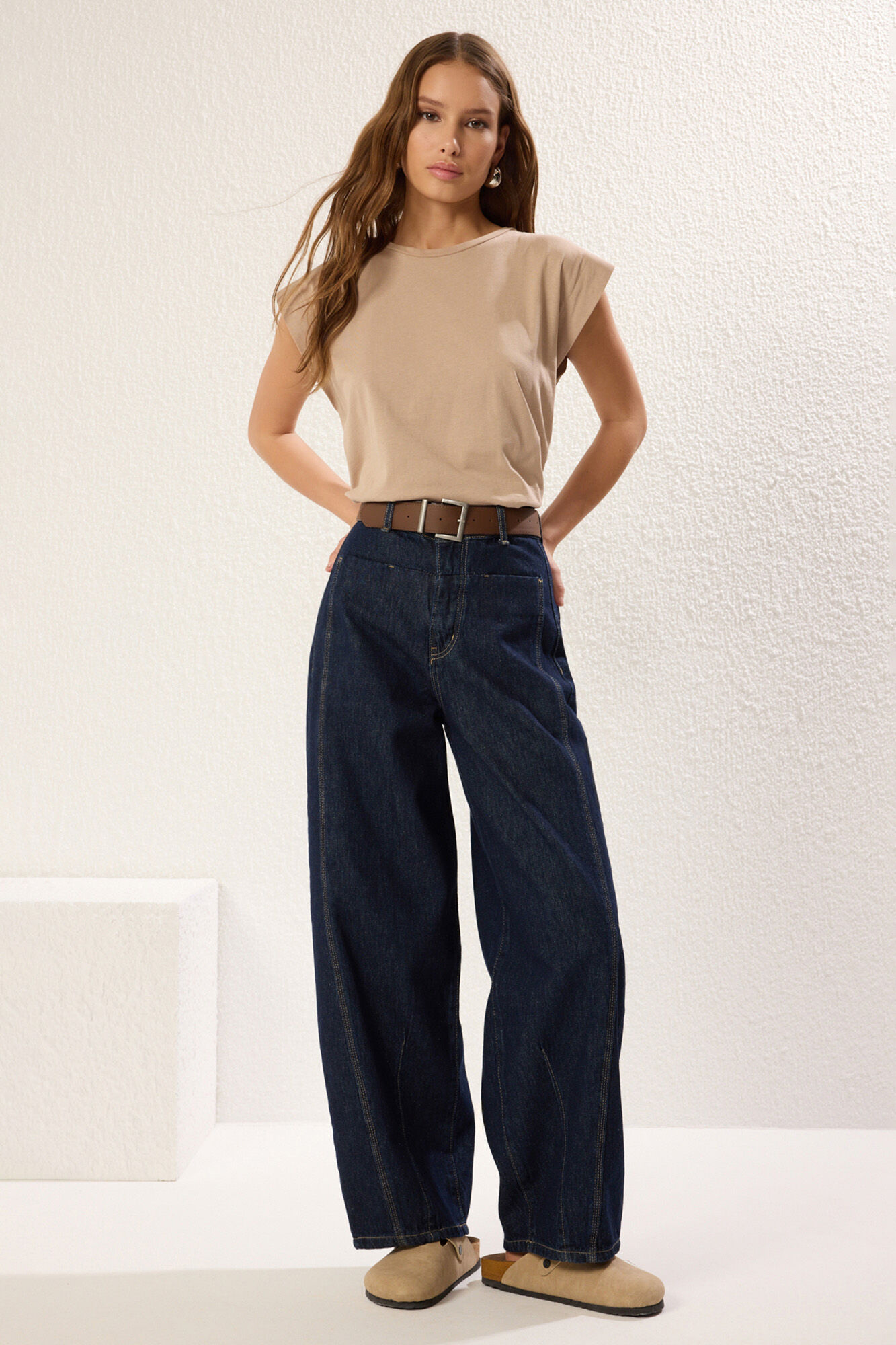 Trendyol Pantal&oacute;n vaquero holgado