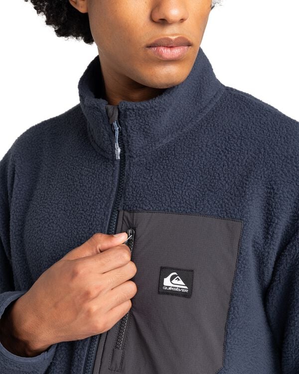 Quiksilver  para homem de fecho-&eacute;clair para homem azul