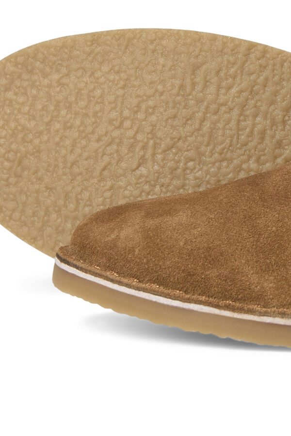 Jack & Jones Botins de camur&ccedil;a com cadar&ccedil;o cru