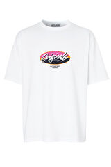 Jack & Jones Camiseta est&aacute;ndar fit blanco