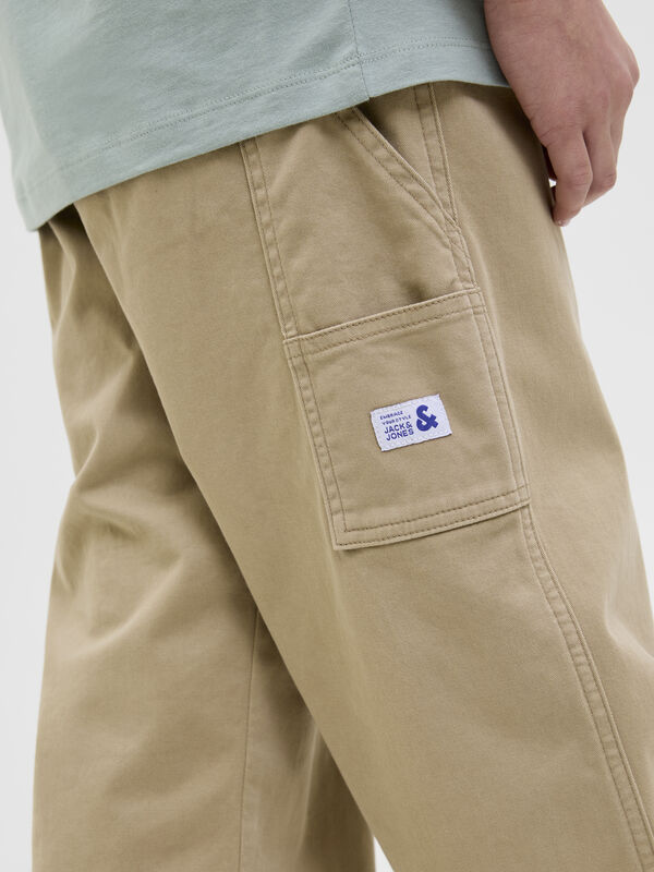 Jack & Jones Junior Pantal&oacute;n regular fit tostado