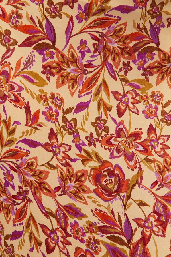Systemaction Saia estampado floral branco