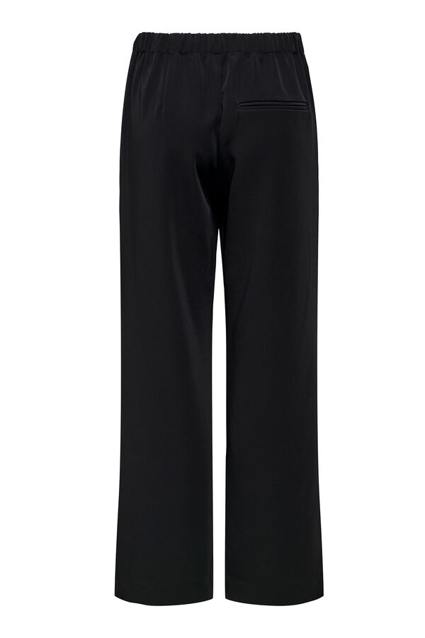 Only Pantal&oacute;n de pata ancha negro