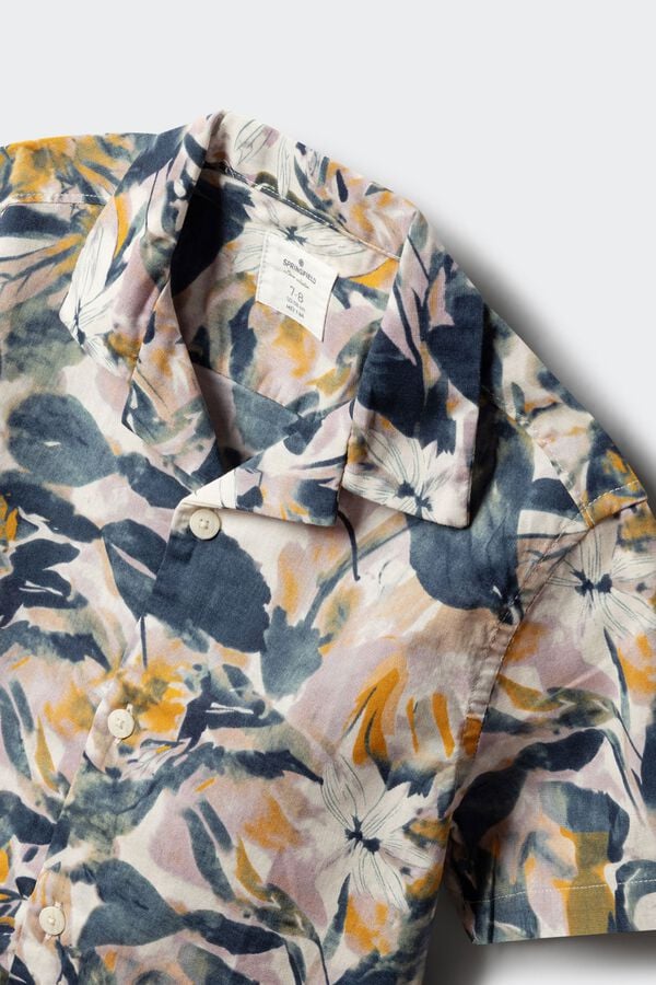 Springfield Kids Camisa Flores ni&ntilde;o estampado