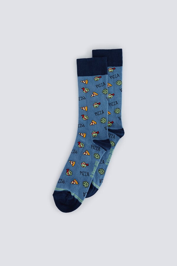 Springfield Calcet&iacute;n Turtugas Ninja azul