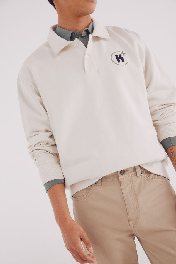 Springfield Cal&ccedil;as justas, lavagem clara, 5 bolsos bege