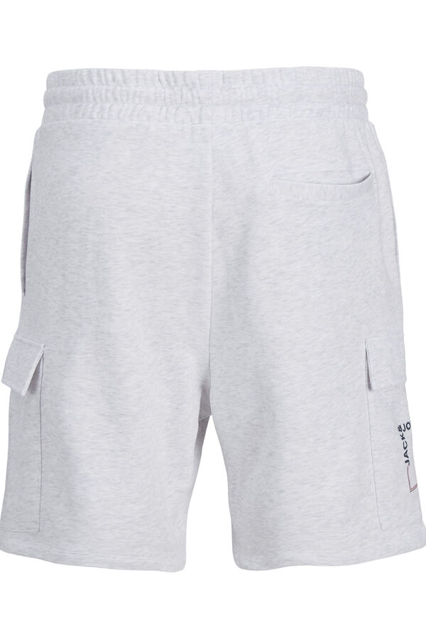 Jack & Jones Short relaxed fit estilo jogger blanco