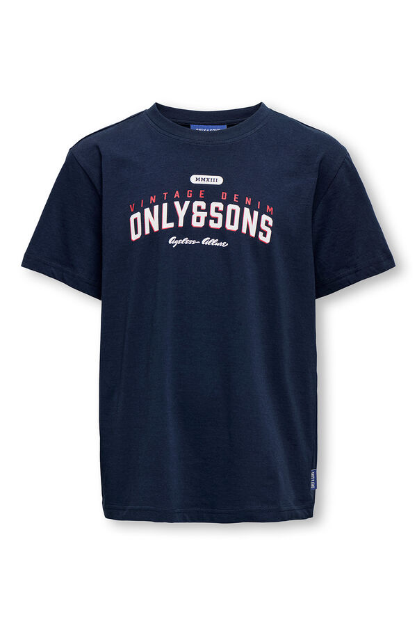 Only & Sons Junior Camisola de manga curta azul
