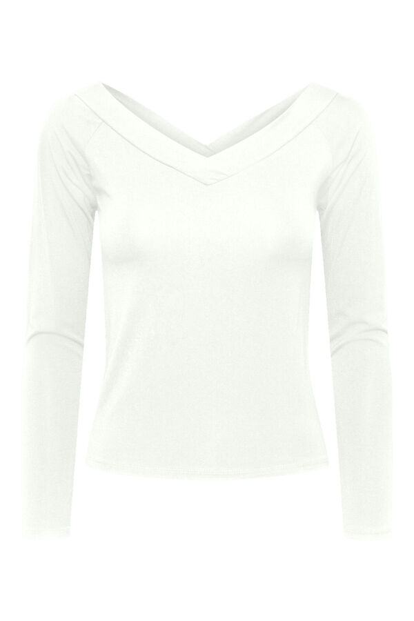 Pieces Camiseta manga larga blanco