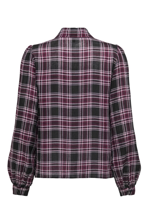 Only Camisa de volantes estampado