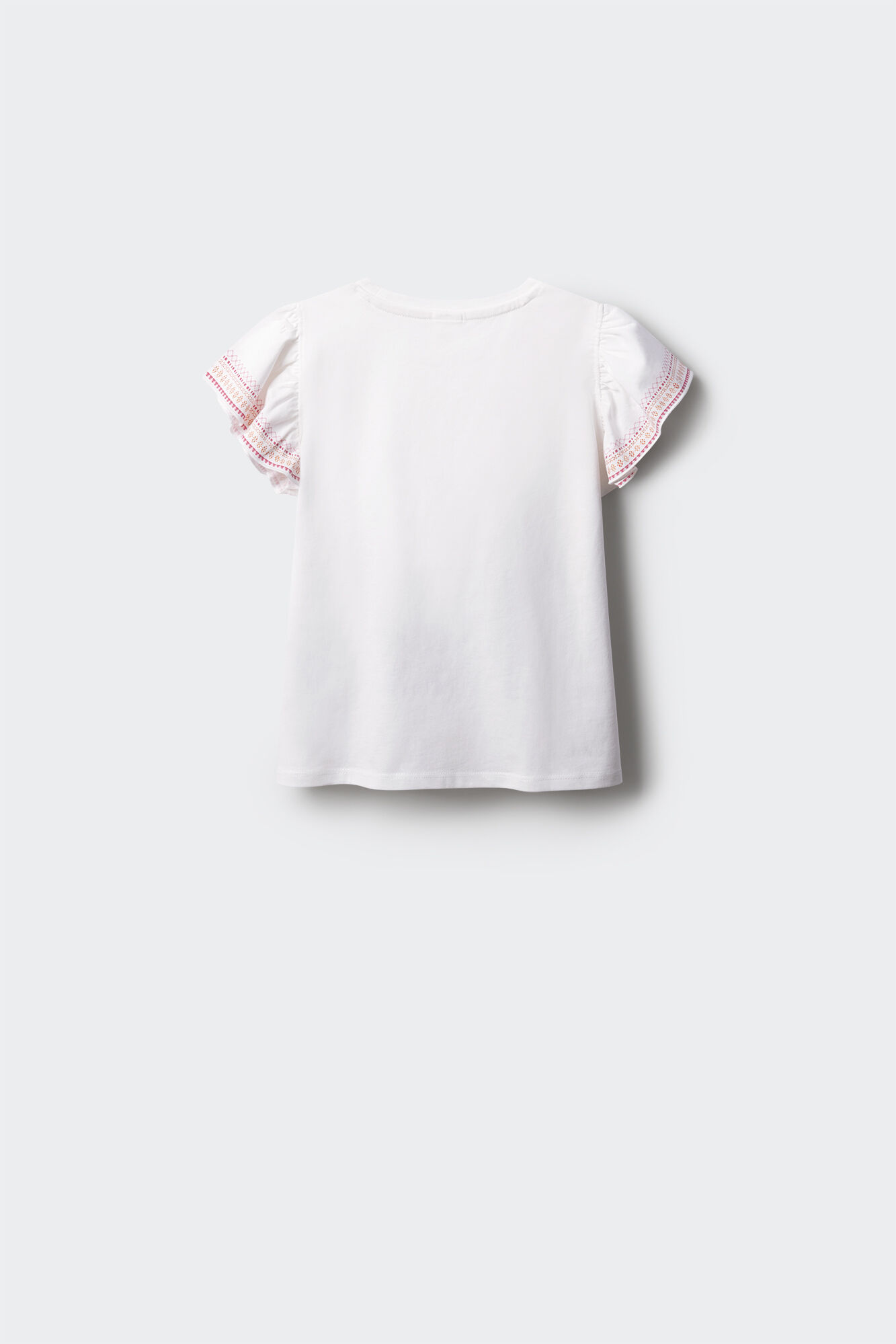 Springfield Kids T-shirt com folhos para menina