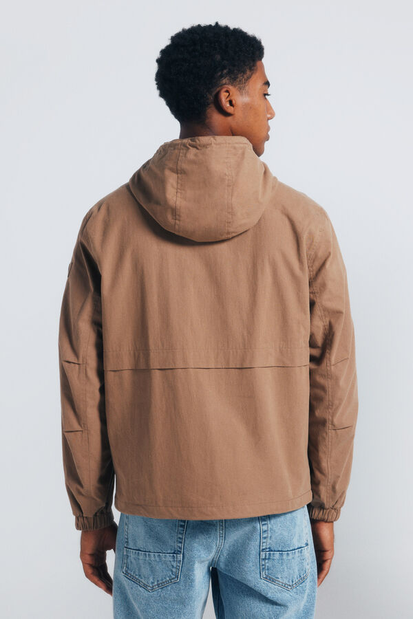 Springfield Parka algod&atilde;o castanho