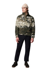 Columbia Forro polar com bot&otilde;es de press&atilde;o azul