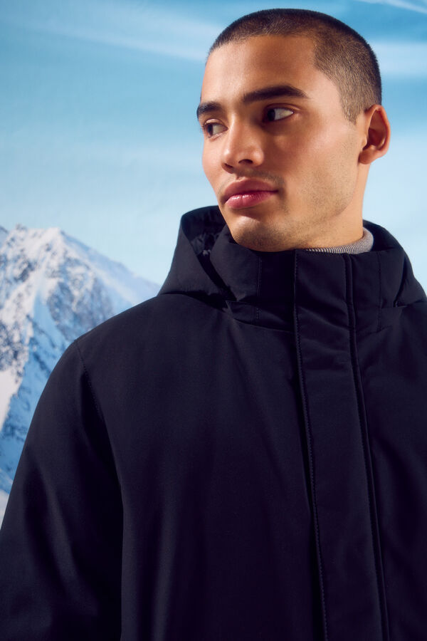 Springfield Parka acolchoada t&eacute;rmica preto