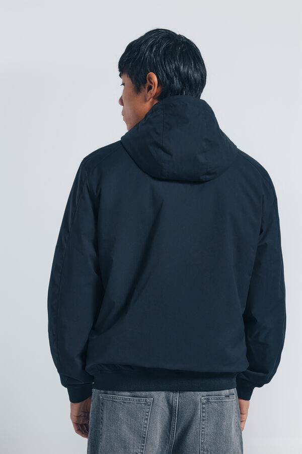 Springfield Blus&atilde;o t&eacute;cnica acolchoada preto