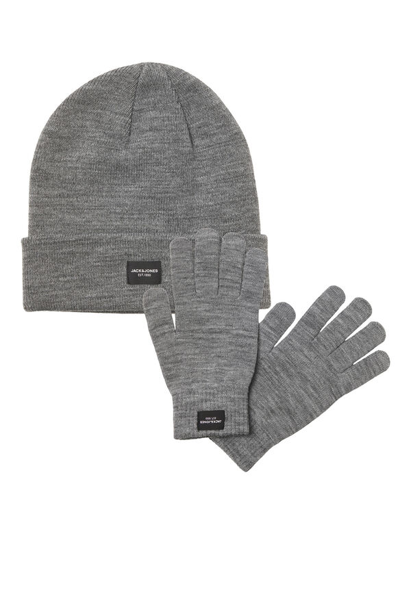 Springfield Caja de regalo gorro y guantes gris medio