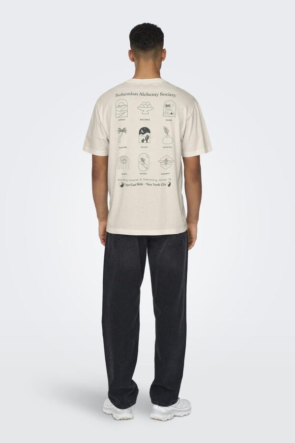 Only & Sons Camisola de manga curta cinzento