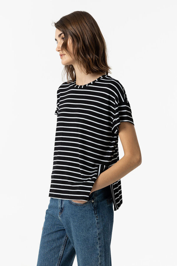 Tiffosi Camiseta Rayas negro