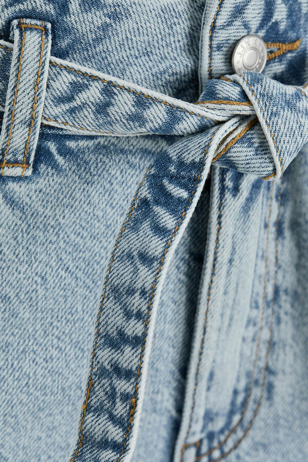 Jack & Jones Shorts jeans com la&ccedil;o azul