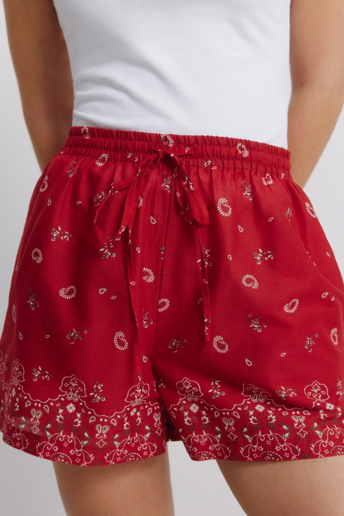 Springfield Cal&ccedil;&otilde;es de algod&atilde;o estampado