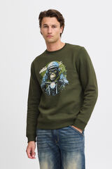 Blend Sweatshirt gola redonda estampado