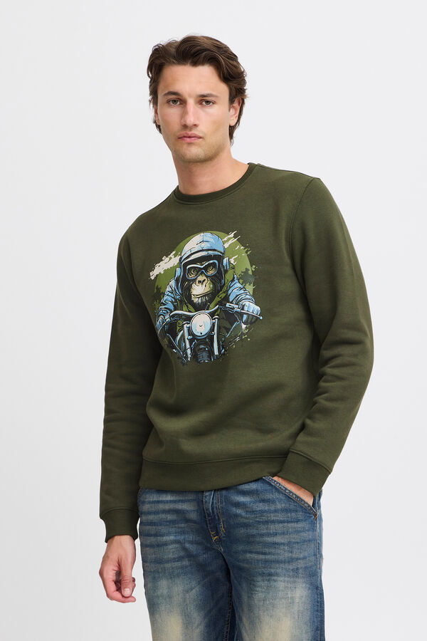 Blend Sweatshirt gola redonda estampado