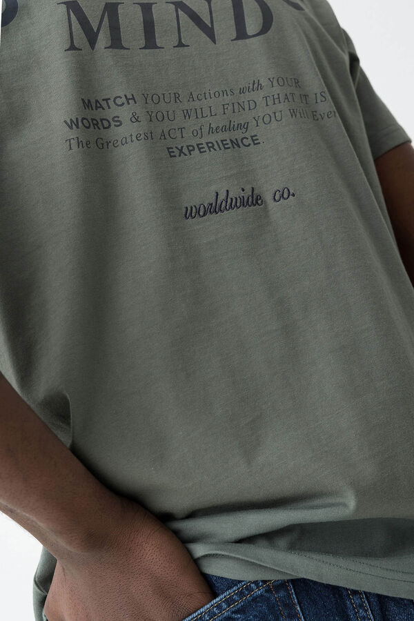 Tiffosi T-shirt Estampada verde