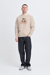 Blend Sudadera cuello redondo beige