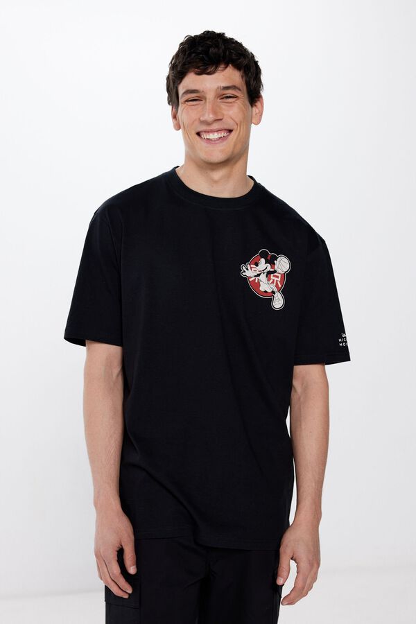 Springfield Camiseta Mickey negro