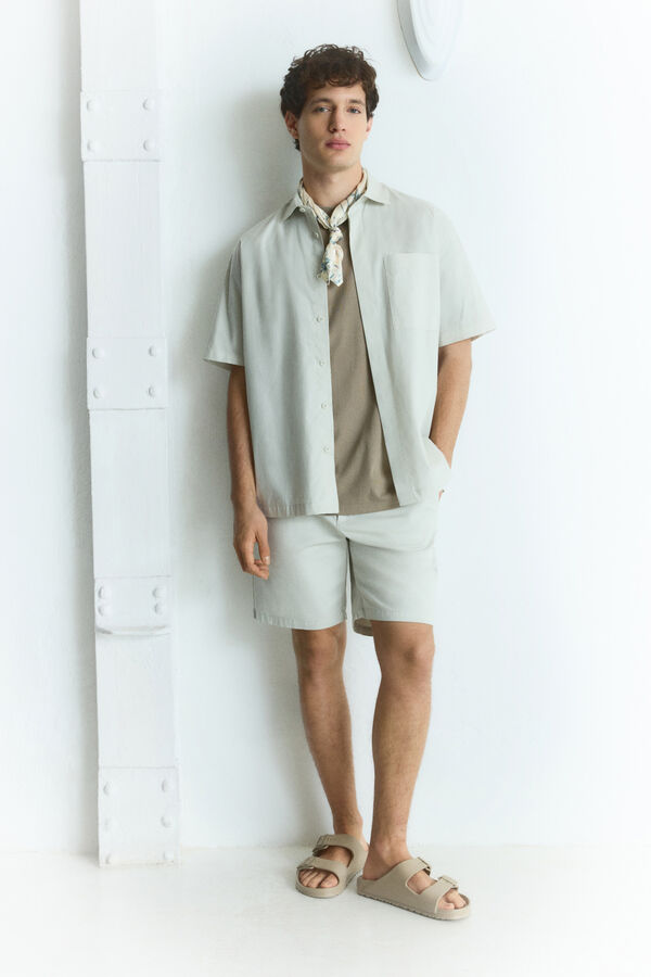 Springfield Bermuda smart comfort slim fit estampado