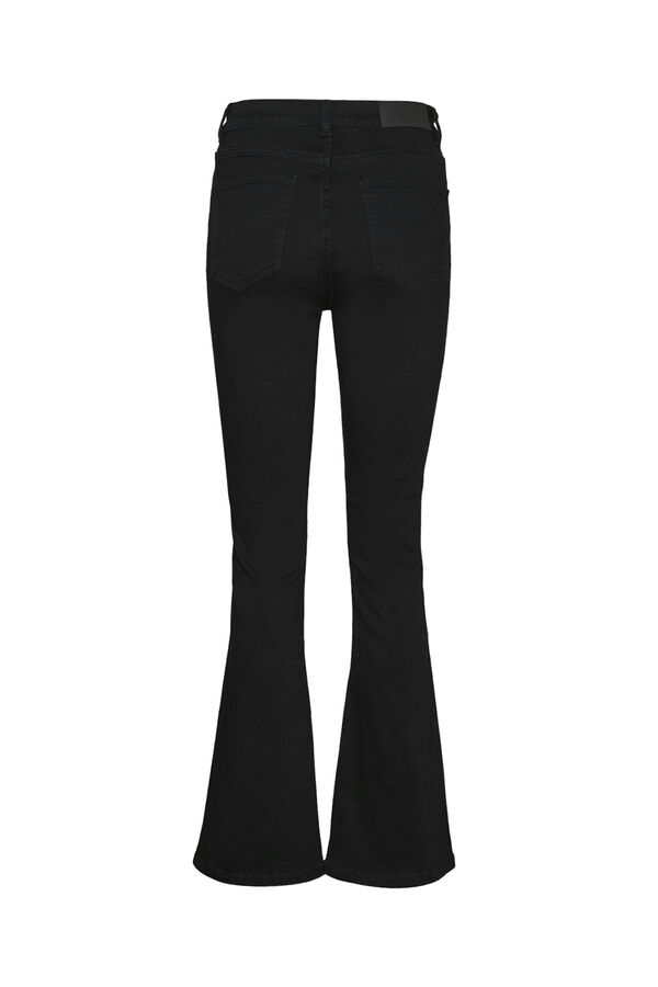 Noisy May Jeans Flare preto