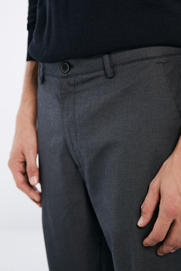 Springfield Cal&ccedil;as cal&ccedil;as chino com estrutura bicolor cinzento