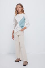 Springfield Kids Pantal&oacute;n Culotte micropana ni&ntilde;a blanco