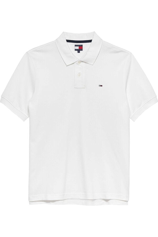Tommy Jeans Polo regular manga curta branco