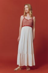 Springfield Vestido Mallorca branco