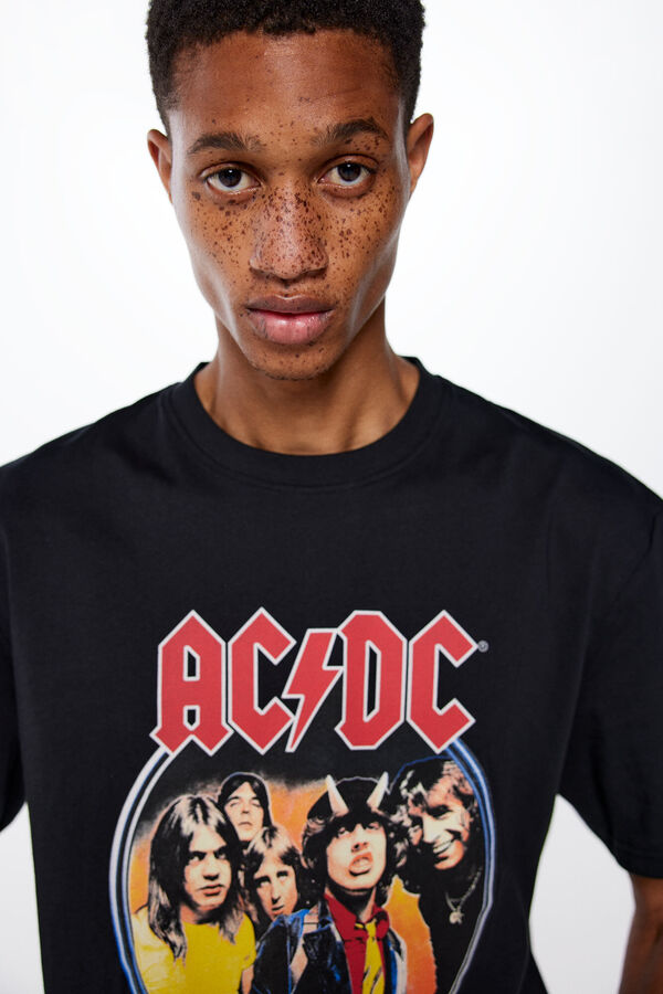 Springfield Camiseta AC DC negro