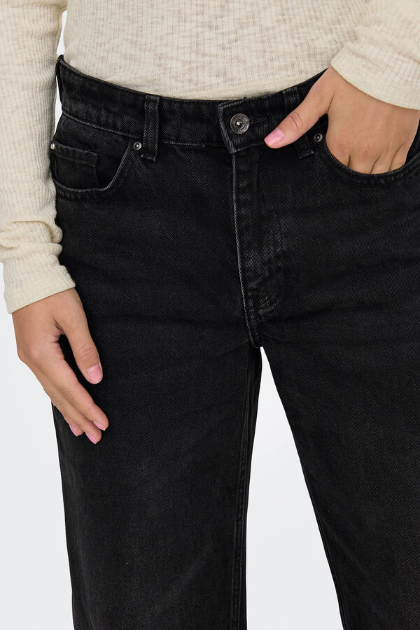 Only Jeans estilo wide negro