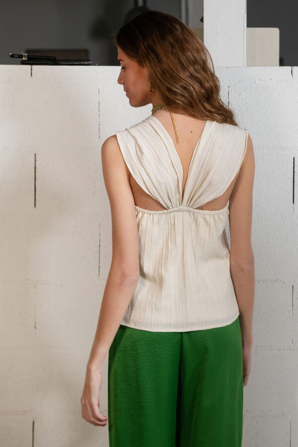 Cul Sac top orle&atilde;es bege