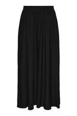 JDY Falda lisa midi negro