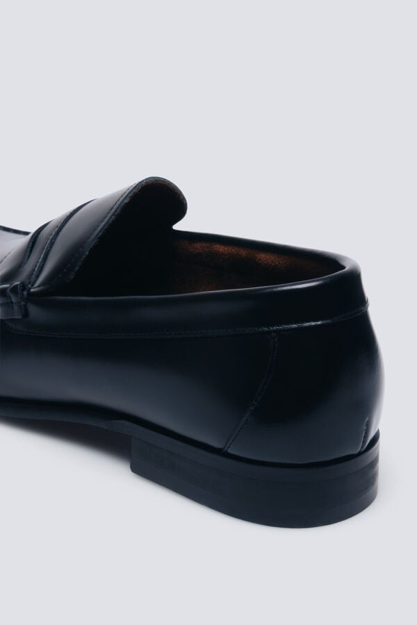 Springfield Mocas&iacute;n piel antifaz negro