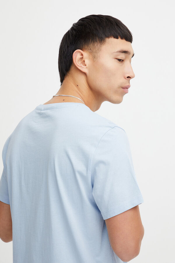 Blend T-shirt Manga Curta - Fun Print  azul