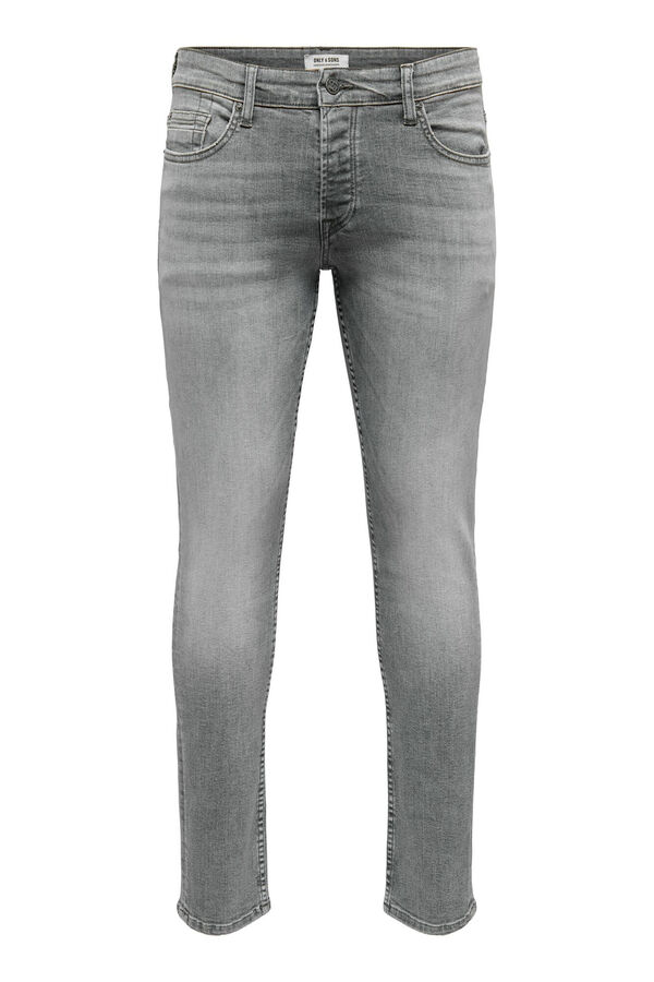 Only & Sons Jeans slim cinzento-escuro cinzento