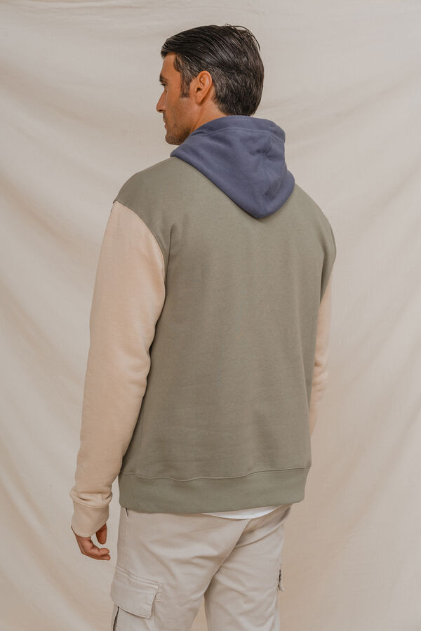 Celopman Moletom Sweatshirt tricolor verde