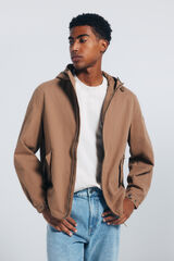 Springfield Parka algod&atilde;o castanho