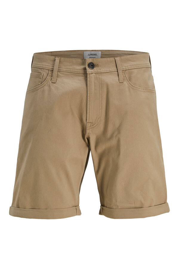 JJ REBEL Bermuda chino regular fit cinzento