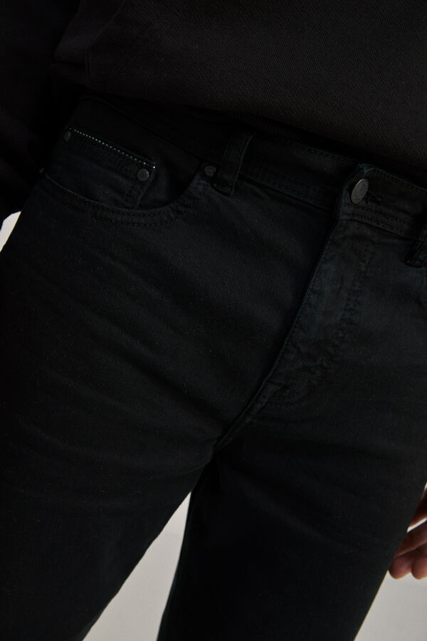 Springfield Jeans slim 5 bolsillos color negro