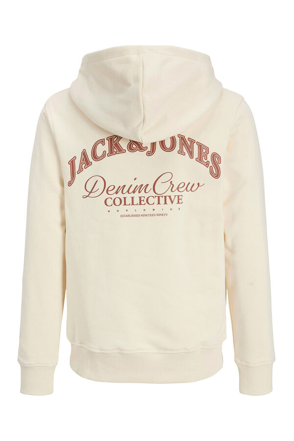 Jack & Jones Junior Sudadera back print blanco