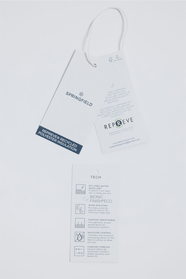 Springfield Cazadora técnica acolchada kaki